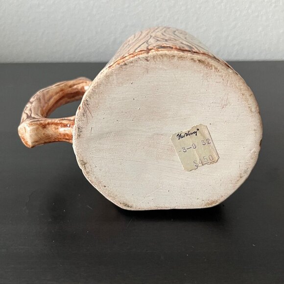 Treasure Craft Tree Trunk Death Valley Souvenir Coffee Mug Vintage 1960s - Picture 6 of 7